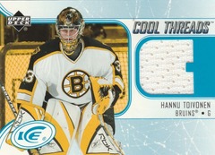 2005-06 UD Ice Cool Threads Jersey Hannu Toivonen #CT-HT